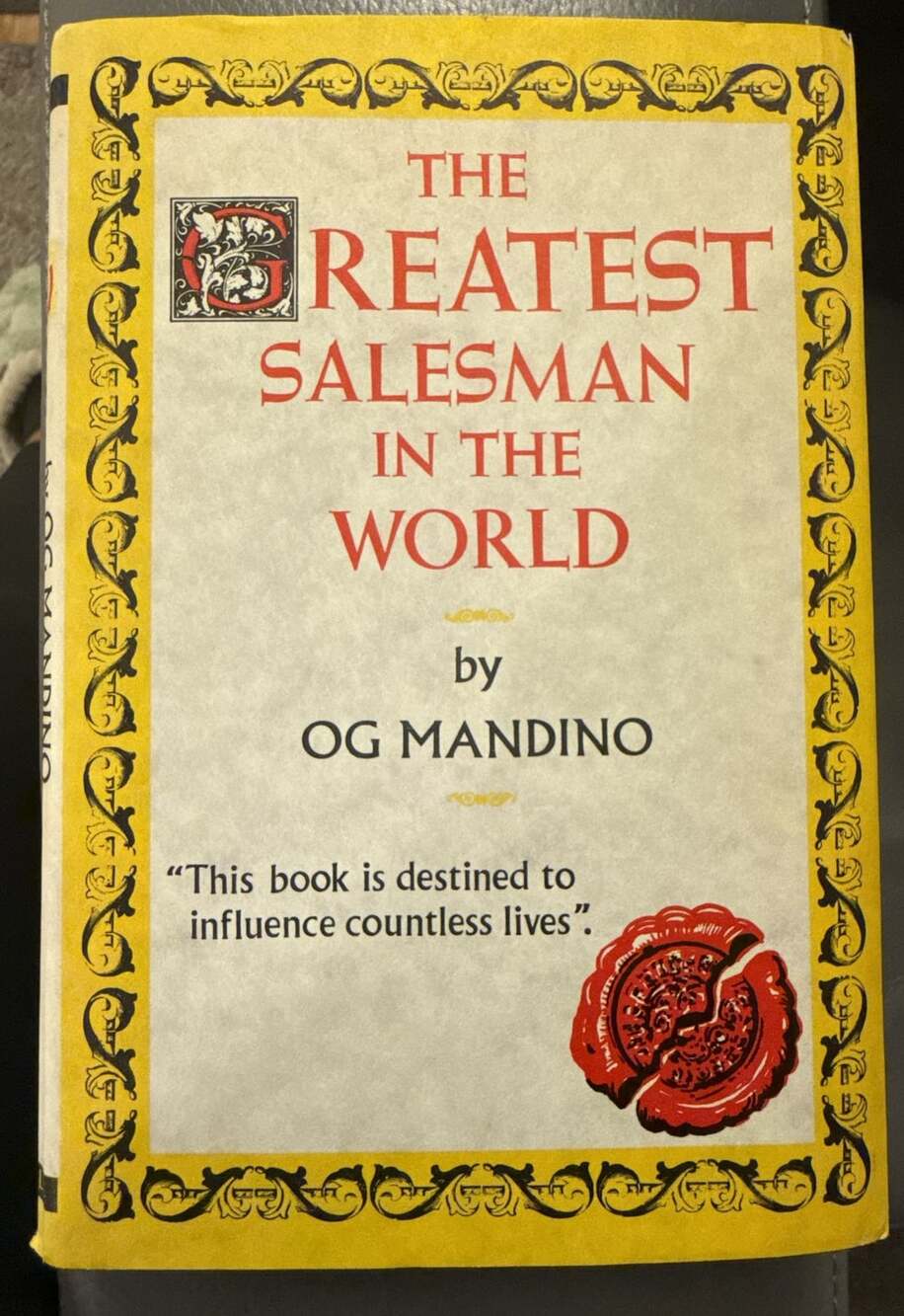 Rare 1968 Hardcover: The Greatest Salesman in the World - Early 4th Printing wit